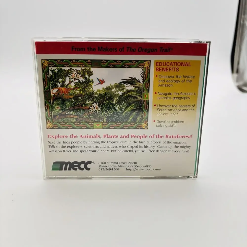 The Amazon Trail Microsoft Windows 95 Cd Rom. Very Good Condition.